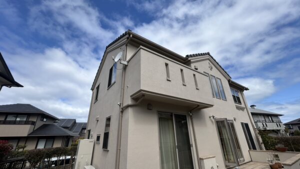 北九州市若松区｜築23年・モルタル外壁と屋根を塗装｜施工事例